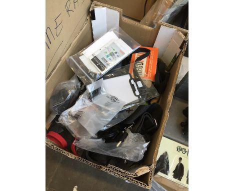 A small box of camera parts 