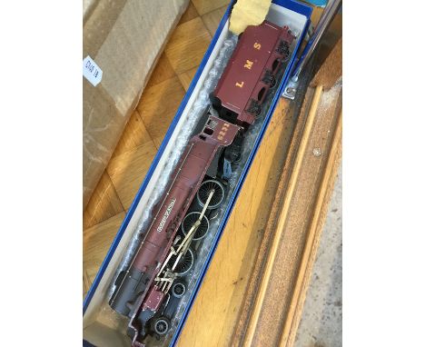 A Hornby Dublo engine in case 