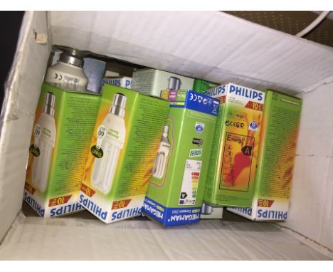 A box of light bulbs 