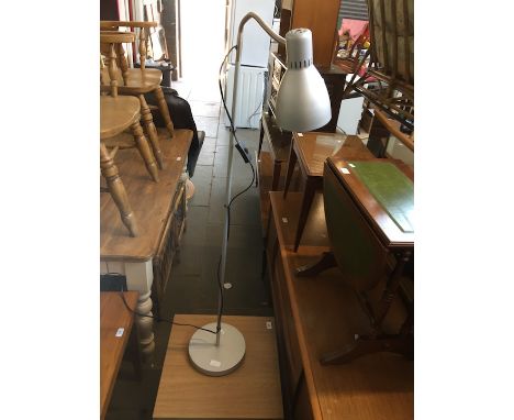 A small table and reading lamp 