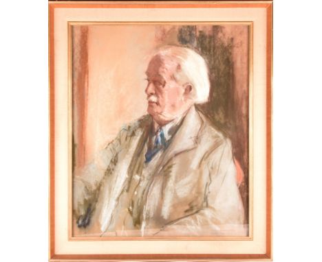 Arthur Henry Knighton-Hammond (British, 1875-1970) A portrait of British Prime Minister David Lloyd George, signed and dated 