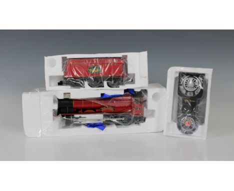 LIONEL Victorian Christmas LionChief  O gauge Saint Nicholas 4-6-0 loco / coal tender and controller, with owner's manual, in