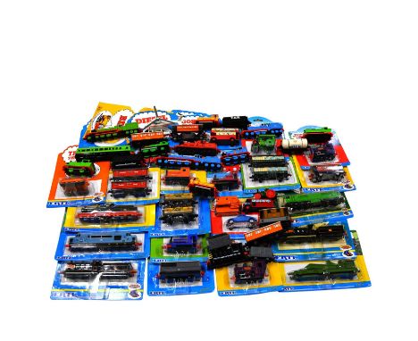 ERTL 'Thomas the Tank Engine' die-cast models, approximately fifty including 'City of Truro', card back sealed pack; 'Rheneas