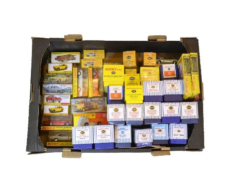 Atlas modern day replicas of Dinky die-cast model vehicles, including ref. 943 Leyland Octopus Tanker (x5); ref. 1405 Opel Re