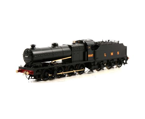 James Stanley Beeson scratch built fine scale EM gauge steam locomotive and tender, LMS 0-8-0 class 7F no.9547, high quality 