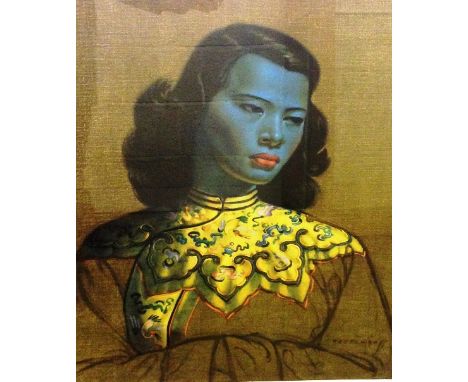 Vladimir Tretchikoff: framed and glazed print; Chinese Girl.