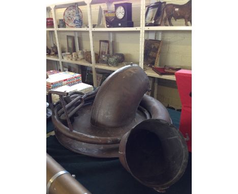 An early 20th century Besson Sousaphone (26560), (af).