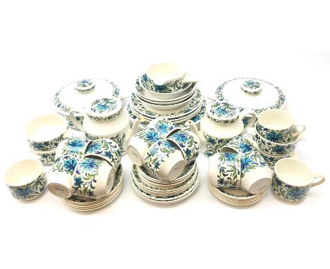 Midwinter 'Spanish Garden' tea and dinner service  Condition Report Click here for further images, condition, auction times &