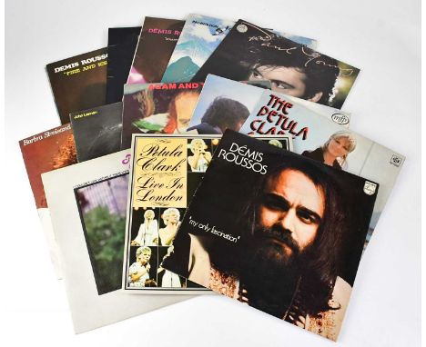 A collection of LPs to include Eric Clapton ' 461 Ocean Boulevard', The Beatles '1962-1966', '1967-1970' and 'Revolver', Demi