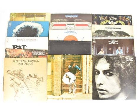 AMERICAN ROCK; fourteen albums to include Bob Dylan 'Hard Rain', 'Street Legal', 'The Historic Basement Tapes', etc, also The