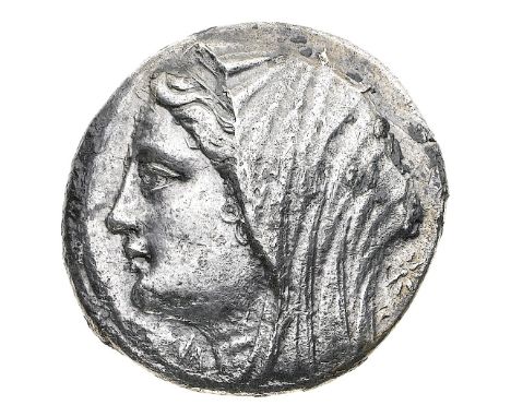 Siracusa - Gerone II (274-216 a.C.) - 16 Litre - Diritto: testa velata e diademata di Filistide a sinistra - Rovescio: la Nik