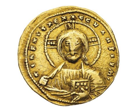 Costantino VII e coreggenti (913-959) - Solido databile al periodo 945-959 - Zecca: Costantinopoli - Diritto: busto nimbato d