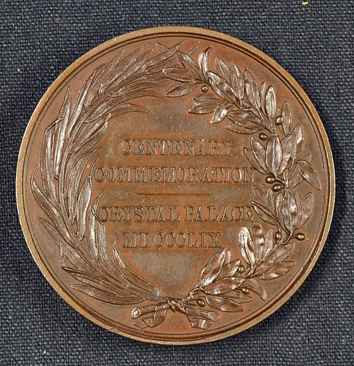 Entertainment George Frederick Handel Commemorative Bronze Medallion ...