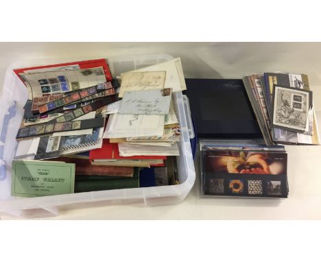 STAMPS, FIRST DAY COVERS & PRESENTATION PACKS - number of stamp albums with franked and unfranked stamps dating from Victoria