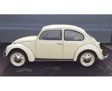 VOLKSWAGEN BEETLE 1971 - fantastically clean example of this 1600cc Cream Beetle with only 53,890 miles on the clock. This ma