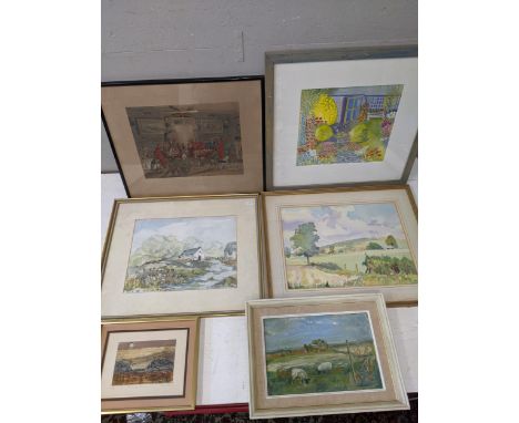Mixed Pictures to include Ro Mulken, Mowll, oil on  limited edition print, Georges Flanet signed prints and othersLocation: 