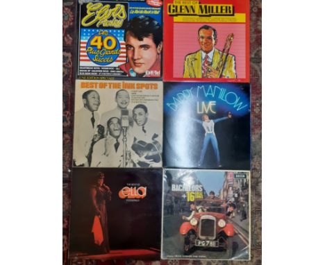 A quantity of mainly 1960s and 1970s LPs to include Elvis, Glen Miller, The Batchelors and Ella Fitzgerald together with a mo