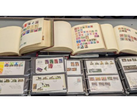 Mixed world stamps to include Commonwealth, Hong Kong, Cape of good health and others along with various first day covers to 
