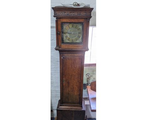 An 18th century oak cased 30 hour longcase clock A/F, 189.5cm hLocation: 