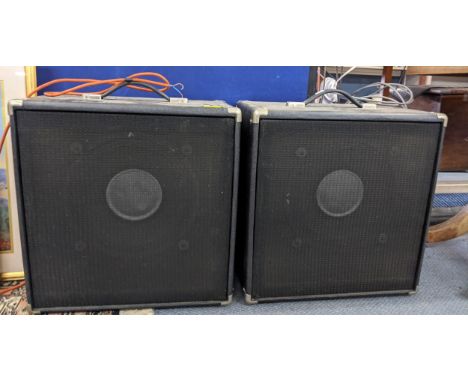 A pair of large vintage speakers. Location:SR 