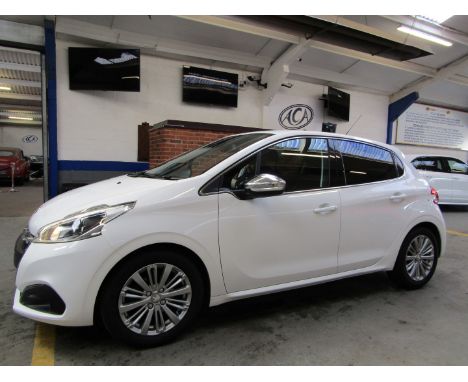 Make &amp; Model: Peugeot 208 AllureDate of Reg: MC16 DKFColour: Whitecc: 1200MoT: 08-08-2022Fuel Type: PETROLMileage: 48kTra