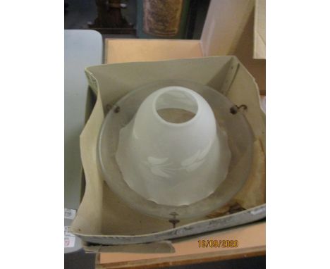 TWO VARIOUS VINTAGE LAMP FITTINGS
