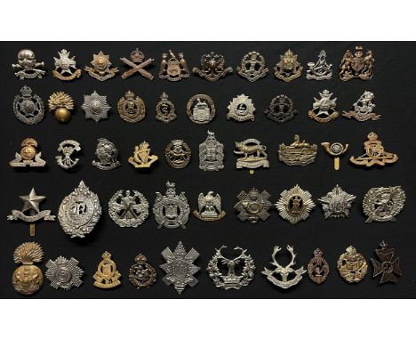 WW2 British Cap Badges plus WW1 British cap badges to include: 17th/21st Lancers: Notts &amp; derbys: WW1 Economy Worcestersh