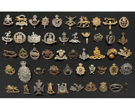 WW2 British Cap badges to include: Notts and Derbys: Leicestershire Regt: KSLI: Queens Own Dorset Yeomanry worn 1900 -1901: J