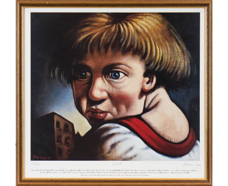* PETER HOWSON OBE,LUCIElimited edition print, signed, dated 2000, titled and numbered 10/60 in pen35.5cm x 40.5cmFramed and 