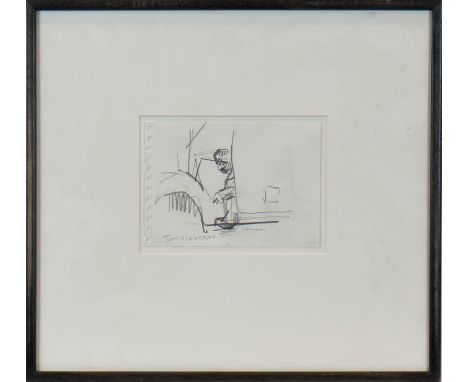 * PETER HOWSON OBE,TOMISLAVGRAD 1994pencil on paper, signed and titled10cm x 14cmMounted, framed and under glassProvenance: F