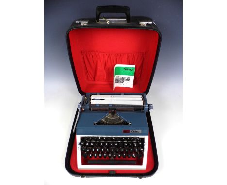 A vintage Daro Erika portable typewriter