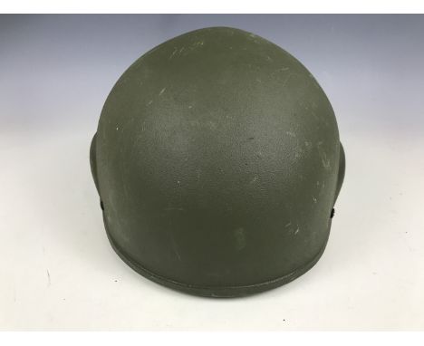 A British Army Kevlar helmet