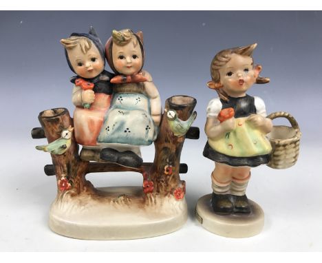 Two Goebel figures including Sister and one other