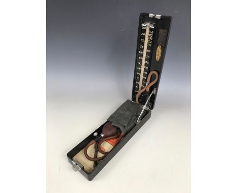 A vintage blood pressure gauge