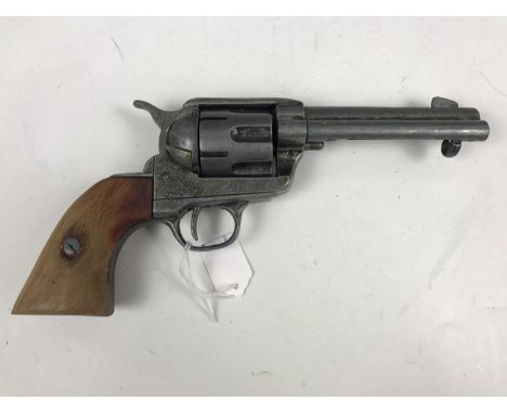 Le pistolet jouet vintage en métal du type Colt 38 special