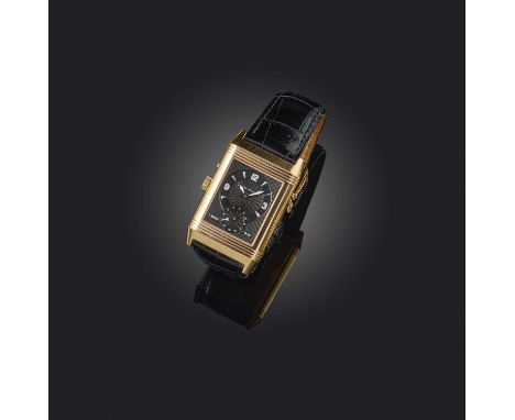 Jaeger LeCoultre, a gentleman's 18ct gold wristwatch, 'Reverso Day and Night DuoFace', ref. 270.2.54, circa 2003, the reversi