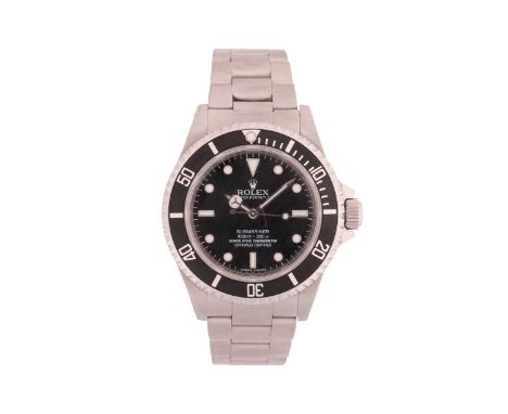 A Rolex Submariner No Date Watch Ref: 14060MModel: 14060MSerial: 71Q867G5Year: 2011+Case Material: Steel Case diameter: 40mmB