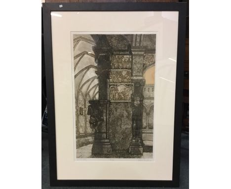 VALERIE THORNTON (British 1931 – 1991): Two large framed and glazed lithograph artists’ proofs. Signed in pencil to bottom ri