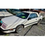1987 Chrysler LeBaron; VIN: 1C32J55K4HG199610; Mileage Unknown