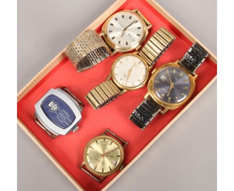 A collection of wriswatches to include manual Sekonda, expanding example, Oris etc.