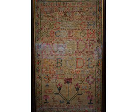 Early Victorian sampler 