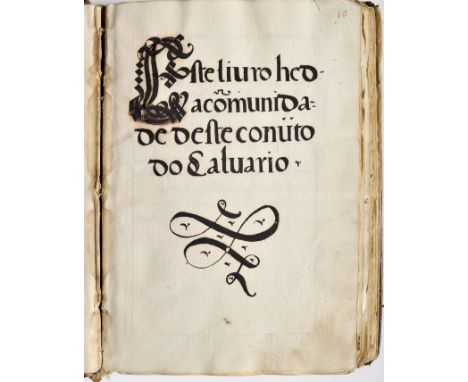 MANUSCRITO.- [ÉVORA, Convento do Monte Calvário de].- Obituário das freiras clarissas.- Séculos XVI a XIX.- 160 f.; 21 cm. E.