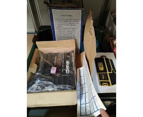 A Zoom GFX-707 Guitar Effects Processor, boxed; a novelty radio in the form of a Microphone; A Sony Digital device, boxed, a 