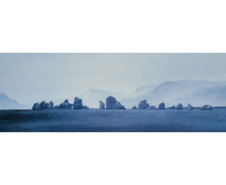 *Local Interest - After Diane Gainey (20th Century, British), a coloured print, 'Castlerigg' (keswick, Lake District), signed