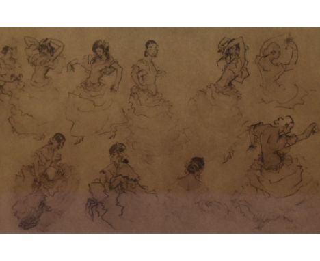 After Sir William Russell Flint RA PRWS (1880-1969), print, 'Variations On A Theme', signed in pencil to the lower right, bli