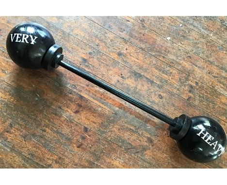 Funfair props, Strongman Weights, Bamboo Poles, etc.