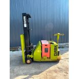 Clark 2,000 LB. Cap. Walk Behind Electric Forklift, Model ST 20B, 130" Lift Height, Cushion Tire (In