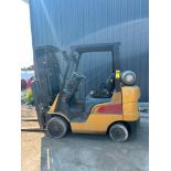 CAT 2C5000 5,000 LB. Cap. Forklift, 182" Lift Height, LP, Non-Marking Tires, 17,345 Hours