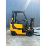 2014 Yale 3,000 LB. Cap. Forklift, Model GLP030VXNRSVO62, 83.9" Lift Height, Solid Pneumatic, LP, 11