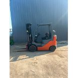 Toyota 4,000 LB. Cap. Forklift, Model 8FGCU20, 189" Lift Height, Side Shift, Plumed for a 4th Functi